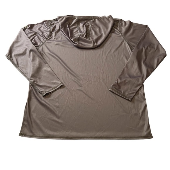 BADFISH MEN’S LONG SLEEVE PURPLE FISHING HOODIE SIZE XL - Picture 2 of 8